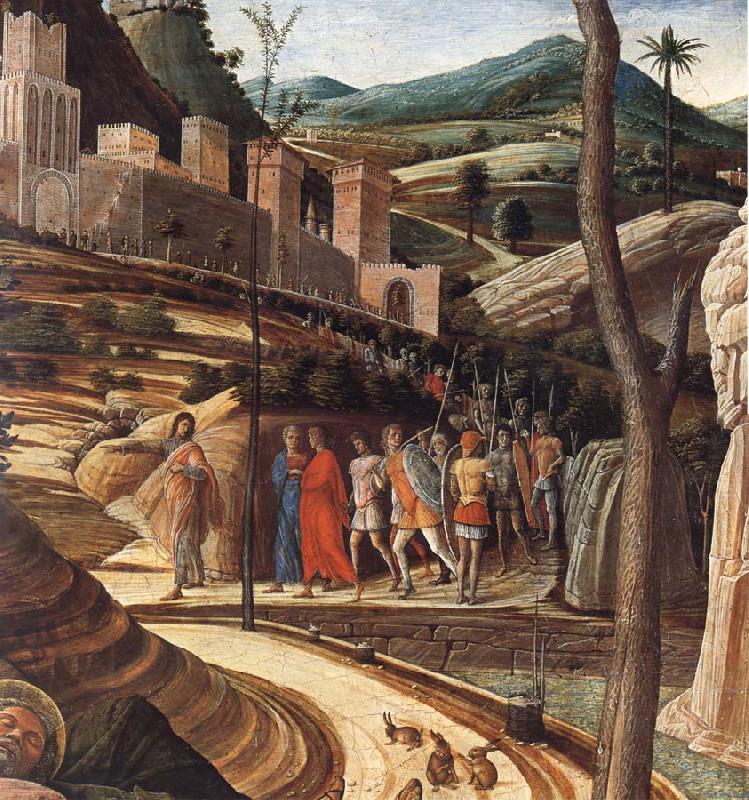 Andrea Mantegna Detail of The Agony in the Garden Sweden oil painting art